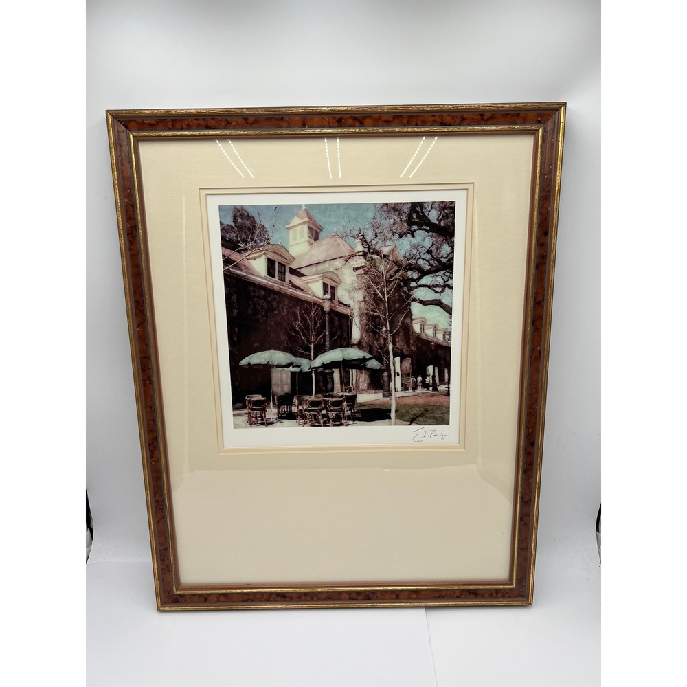 Ernesto Rodriguez Napa Valley Picnic Framed Art Print Pier 1 Wine Country 21x26